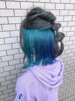 シエ バイ ケンジ 湘南台(sie by KENJE) ダークパープル/ナチュラルショート/夏のヘアアレンジ/湘南台
