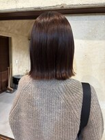 穀雨(Kokuu)&nbsp;ブリーチなし艶髪ボブ×小顔見え似合わせカット