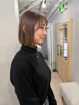 カミエ(kamie) 透明感のあるブラウンボブ×大人っぽい仕上がり