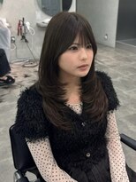 ジーニー 千葉(GENiE)&nbsp;韓国レイヤーカット/顔周り/ミントベージュ/【古荘竜生】