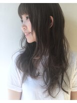 ピエドプールポッシュ(PiED DE POULE POCHE)&nbsp;シャイングレージュカラー × セミロング