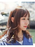 春セミロングパーマ
