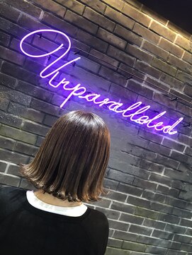 ヘアーシグネチャー(Hair Signature) 切りっぱなし外ハネボブ!