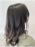 透明感◎とろみ×グレージュ×セミディ