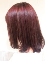 ネオリーブソラ 相模大野店(Neolive sola) チェリーピンク 外ハネミディ