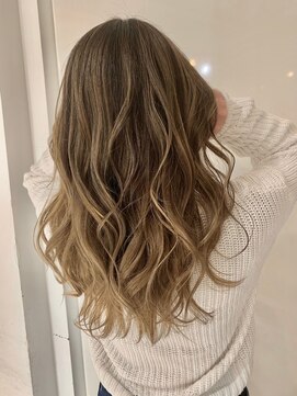 シエスタ バイ アンブルリュクス(siesta by amble luxe) カーキベージュグラデーション