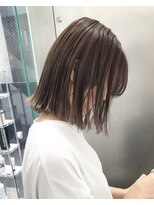 シェリ ヘアデザイン(CHERIE hair design) ボブ×ハイライトオリーブグレージュ◎