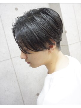 ヘアテリア リュウ 大塚(hair teria ryu) メンズセンターパート前下がりマッシュ