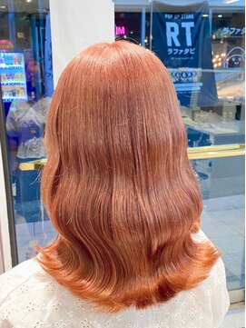 ミーナ バイ ワンズ 町田(mina by one's kyougoku) オレンジベージュ町田/町田駅/インナーカラー/ダブルカラー/韓国