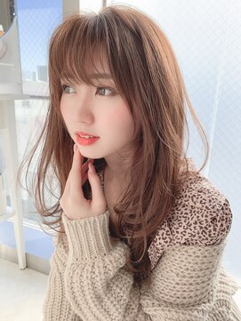 アリスバイアフロート 自由が丘(ALICe by AFLOAT) クアンクレイヤーカット（前髪イメチェンラベンダーカラー）