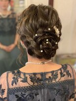 ヘアーセット モコロ(Hair Set MOCORO) 編み込みお花アップ