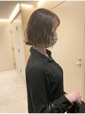 外はねボブスタイル
