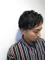 エヌプラス(N+)&nbsp;◇サイドパート×ツーブロ×ツイストスパイラル　かき上げ