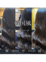 チョビー(Chobii)&nbsp;コテ巻き風デジタルパーマ韓国風ロングヘアchobii表参道/栗原160