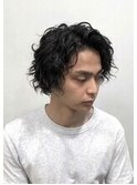 メンズパーマ・スパイラルパーマ・メンズヘア・外国人風パーマ