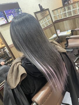 ディー エメ(D-aimer-) ゼロ刈り上げ、からのロングエクステ