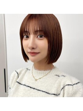 サンド 池袋(sand) イメチェン/チェリーブラウン/ボブ/髪質改善