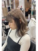 フェイスラインインナー×ミルクティーベージュ