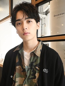 ディッセンバー 神宮前(December) ★メンズ マッシュパーマ ニュアンスパーマ 束感 メンズカット