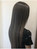 さらさらストレート グレージュカラー 池袋◎30代40代50代