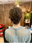 結婚式お呼ばれ定番☆綺麗めアップスタイル