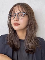 ノイ(noi)&nbsp;顔周りレイヤーカットくびれヘアミルクティーベージュカラー