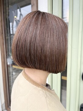 ルフレ(Reflet) 白髪ぼかし×ボブ