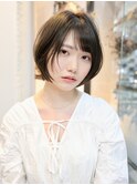 斜めバング/アースカラー/前下がり/マッシュボブ/FIEL東戸塚