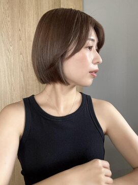 ハルキミナト ジャパン ヨコハマ(HARUKI MINATO japan YOKOHAMA) メゾンストレート大人小顔ボブ20代30代40代