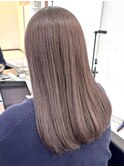 白髪ぼかし×ラベンダーグレージュ