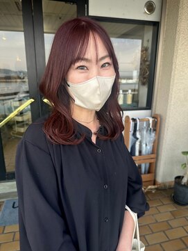 フィルム(FiLMs) ブラウンレッド/レイヤーロング