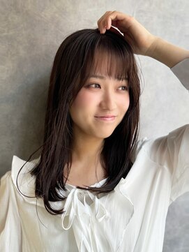 セカンズ(222) 【222澤口】レイヤーロング×ブルーグレージュ