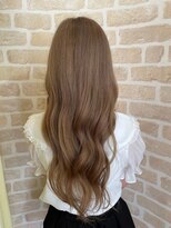 エルフゥ(Elle fou)&nbsp;ダブルカラー　ミルクティーベージュ