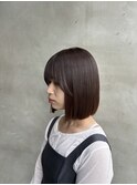 髪質改善酸性ストレート×ボブ