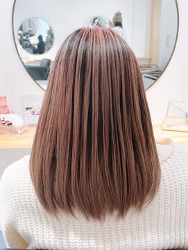 アイズ(I's) バレイヤージュ×ピンク×ハイトーン×ブリーチ