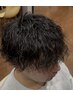 【八重樫限定】メンズカット＋パーマ＋頭皮クレンジング＋眉カット　￥11550