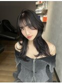 ハッシュカット/韓国風レイヤーカット/レイヤーカット