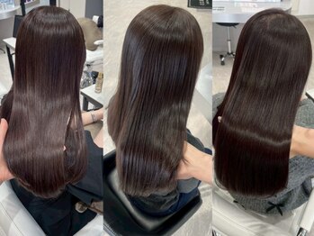 ルクス(Luxs)の写真/《髪質改善》艶感&質感を大切に。シンプルだけどどこか目を惹くstyleを＊上質空間でリラックス時間も◎