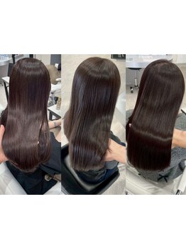 《髪質改善》艶感&質感を大切に。シンプルだけどどこか目を惹くstyleを＊上質空間でリラックス時間も◎