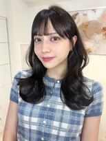 オニキス(ONYX)&nbsp;C30ミディアム韓国レイヤーくびれ巻きアイスグレージュ