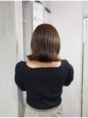 結べるボブ×オリーブベージュ