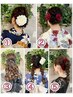 【立川】浴衣着付け+5種から選べるヘアセット【60分】￥4800～ メンズもOK!