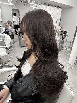 アマトウキョウスマートサロン(AMA TOKYO×Smart Salon) ラベンダーグレージュ  ラベンダーブラウン  透明感カラー