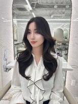 キティー(kiti)&nbsp;韓国ヘアレイヤーカットハッシュカット顔周りロングレイヤー