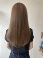 アグ ヘアー ヌーク 長野中御所店(Agu hair neuk) 明るい印象を与えるハイトーンベージュカラー。