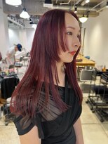 キャロルガーデンズ ボコカ 表参道(Carroll Gardens bococa)&nbsp;【kacho】チェリーレッド　ステップカット