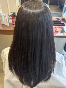 エイクス ヘア デザイン×美髪クリニック 千葉(AQs hair design) ミディアムヘア/暗めカラー/グランマッシュ/千葉/千葉駅