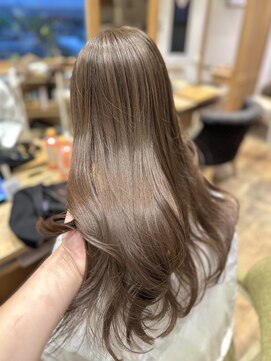 バイオレット 表参道店(Violet) ブリーチなしココアグレージュショコラカラーNA_135