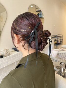 カチモリヘア　参列ヘア