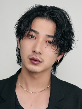 レタッチ バイ フィフス 銀座(RETOUCH by fifth) 銀座ツイストスパイラルパーマシャドウパーマセンターパート眉毛